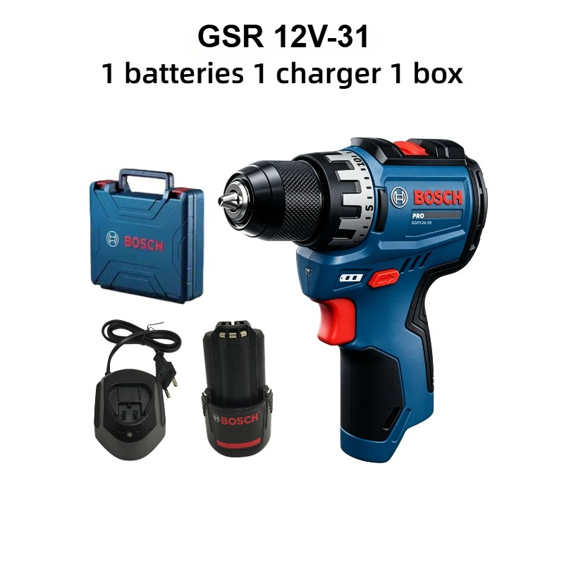 Electric Gadget - مثقاب لاسلكي بوش برو GSR 12V-31،
