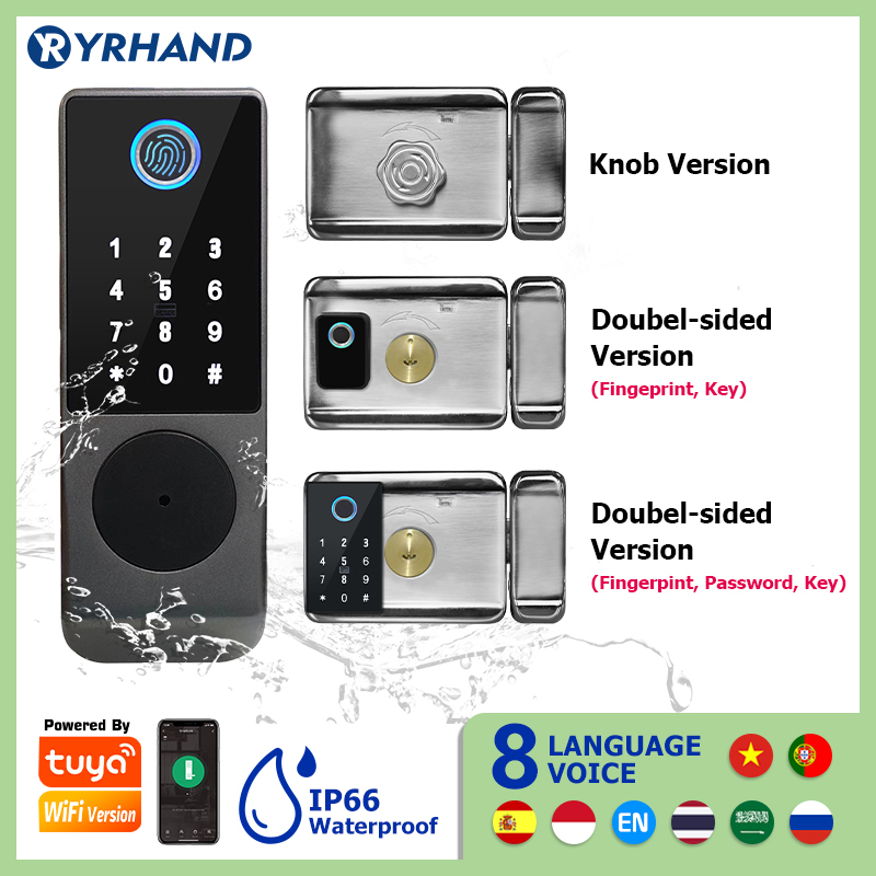 Unique Electronics Gadgets - Tuya قفل ذكي مقاوم للماء واي