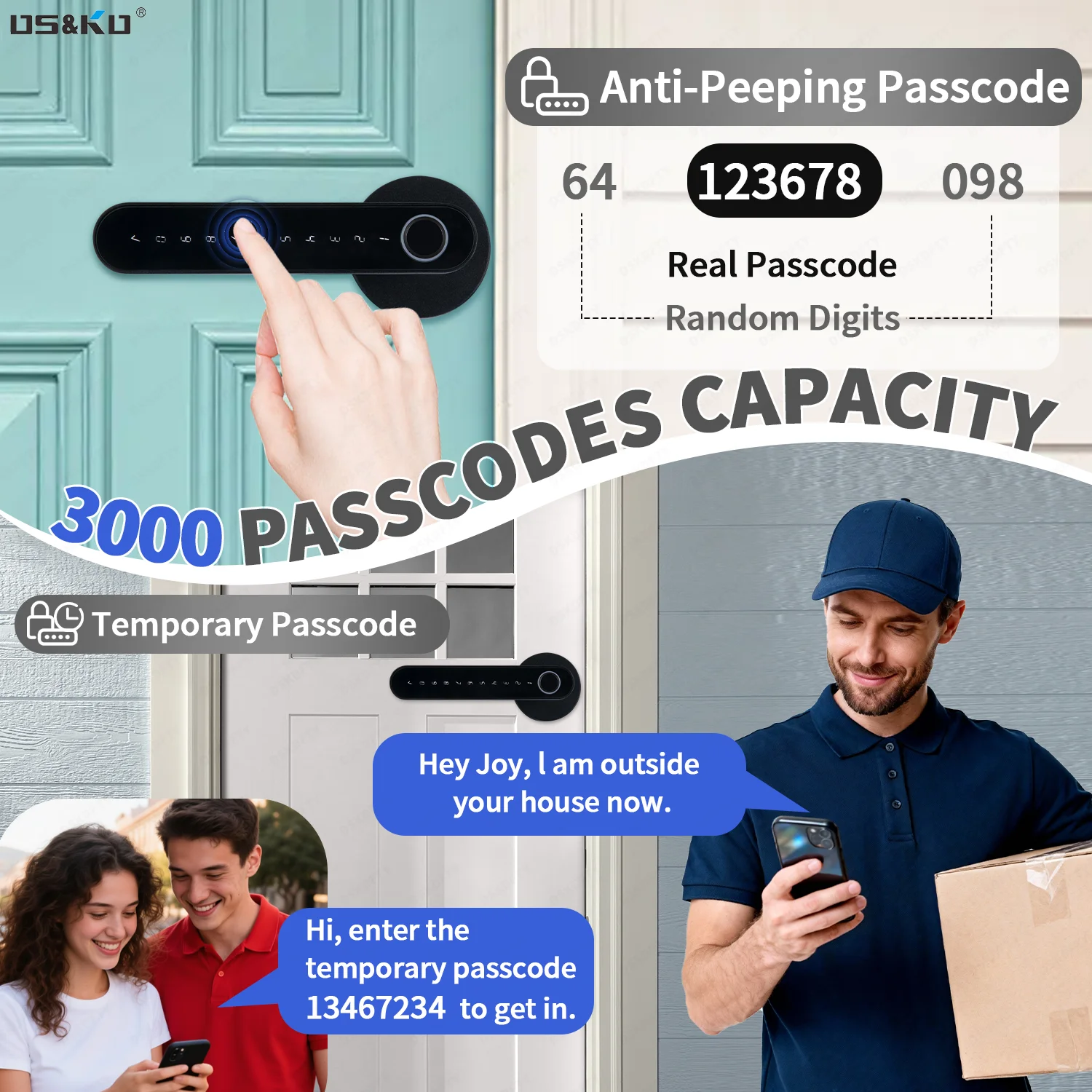 قفل ذكي ببصمة الإصبع مع تطبيق  - مراجعة Unique Electronics Gadgets وسعره