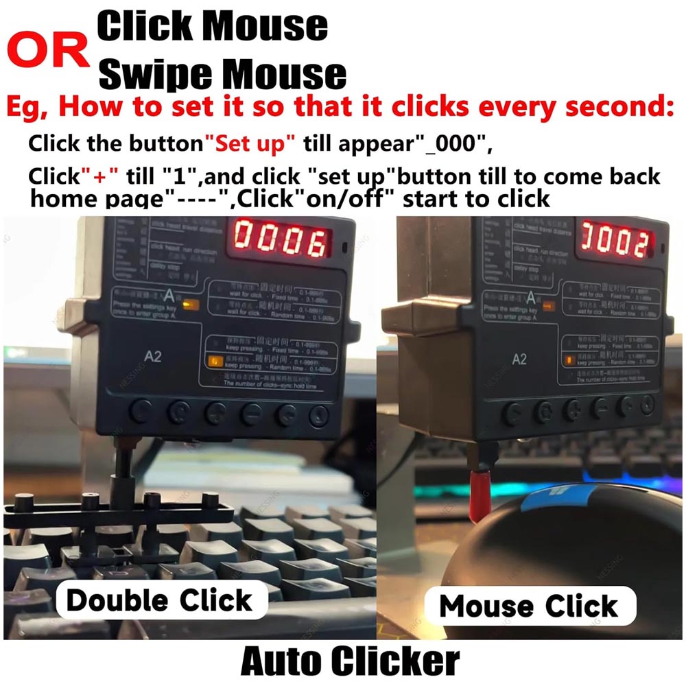 (ABC) أداة نقر تلقائي للوحة ال - مراجعة Auto Mouse Mover وسعره