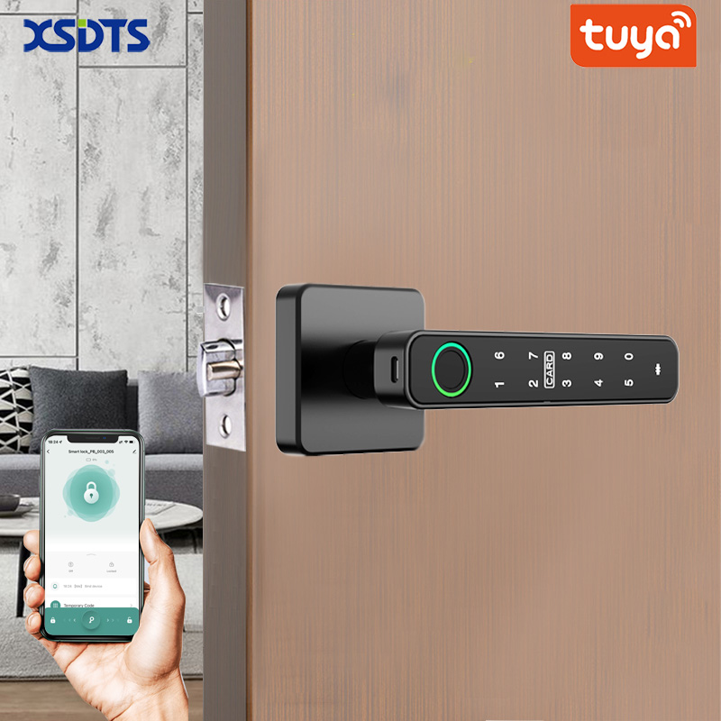 قفل باب ذكي رقمي XSDTS Tuya مع - مراجعة Unique Electronics Gadgets وسعره