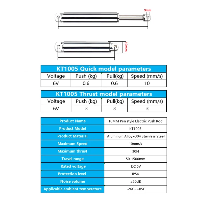 محرك خطي 10 مم قابل للسحب من ن - مراجعة Electric Gadget وسعره