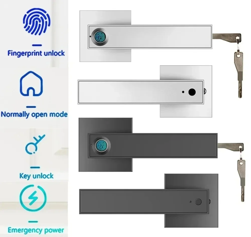 قفل باب ذكي جديد متوافق مع تطب - مراجعة Unique Electronics Gadgets وسعره