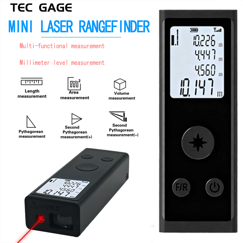 ليزر صغير Rangefinder شريط قيا - مراجعة Laser Distance Measure وسعره