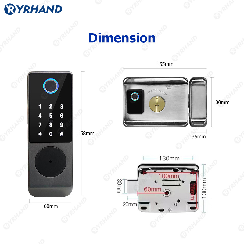 Tuya قفل ذكي مقاوم للماء واي ف - مراجعة Unique Electronics Gadgets وسعره